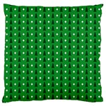 Green Christmas Tree Pattern Background Large Cushion Case (One Side)