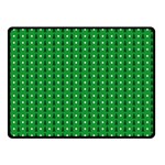 Green Christmas Tree Pattern Background Two Sides Fleece Blanket (Small)