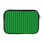 Green Christmas Tree Pattern Background Apple MacBook Pro 17  Zipper Case