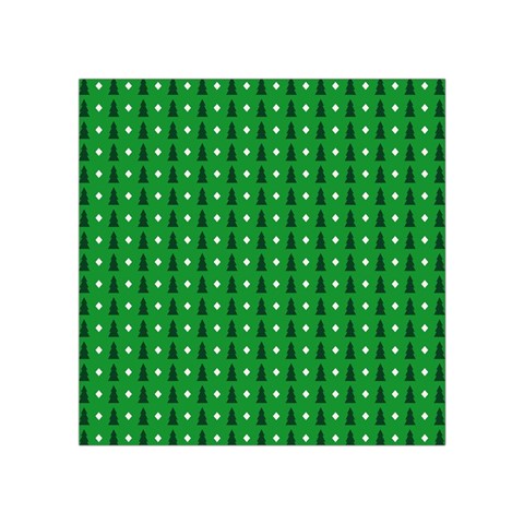 Green Christmas Tree Pattern Background Square Tapestry (Small) from ArtsNow.com Front