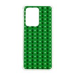 Green Christmas Tree Pattern Background Samsung Galaxy S20 Ultra 6.9 Inch TPU UV Case