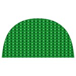 Green Christmas Tree Pattern Background Anti scalding pot cap