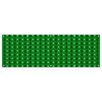 Green Christmas Tree Pattern Background Banner and Sign 12  x 4 