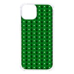 Green Christmas Tree Pattern Background iPhone 13 TPU UV Print Case