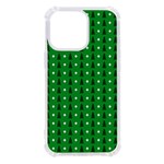 Green Christmas Tree Pattern Background iPhone 13 Pro TPU UV Print Case