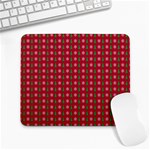 Snowflake Christmas Tree Pattern Large Mousepad