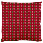 Snowflake Christmas Tree Pattern Large Cushion Case (One Side)