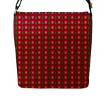 Snowflake Christmas Tree Pattern Flap Closure Messenger Bag (L)