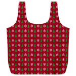 Snowflake Christmas Tree Pattern Full Print Recycle Bag (XL)