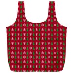 Snowflake Christmas Tree Pattern Full Print Recycle Bag (XXL)