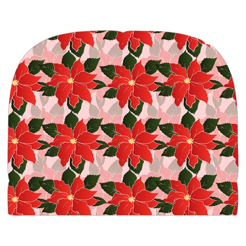 Poinsettia Pattern Seamless Pattern Christmas Xmas Make Up Case (Large) from ArtsNow.com Back