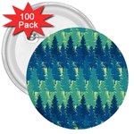 Christmas Trees Pattern Digital Paper Seamless 3  Buttons (100 pack) 