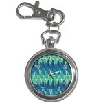 Christmas Trees Pattern Digital Paper Seamless Key Chain Watches