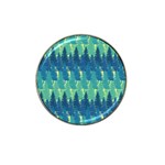 Christmas Trees Pattern Digital Paper Seamless Hat Clip Ball Marker (10 pack)