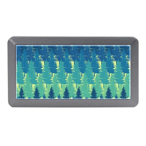 Christmas Trees Pattern Digital Paper Seamless Memory Card Reader (Mini) from ArtsNow.com Front