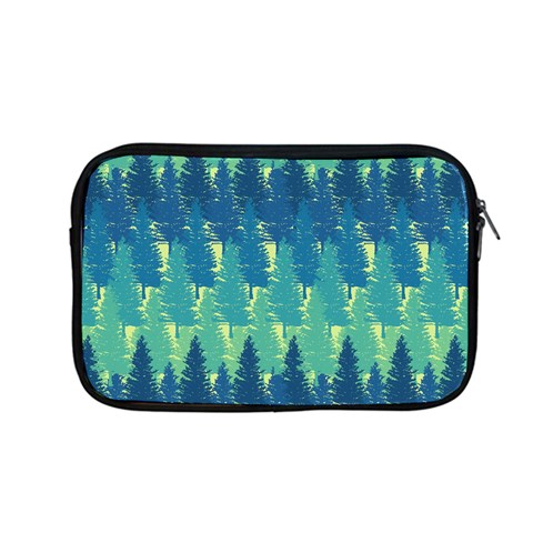 Christmas Trees Pattern Digital Paper Seamless Apple MacBook Pro 13  Zipper Case from ArtsNow.com Front