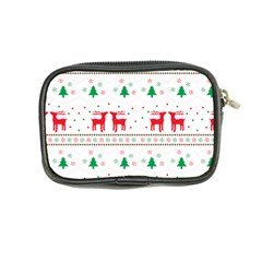 Red Green And Blue Christmas Themed Illustration Coin Purse from ArtsNow.com Back