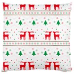 Red Green And Blue Christmas Themed Illustration Large Cushion Case (Two Sides)