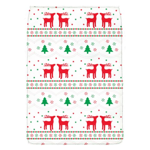 Red Green And Blue Christmas Themed Illustration Removable Flap Cover (S) from ArtsNow.com Front