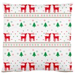 Red Green And Blue Christmas Themed Illustration Standard Premium Plush Fleece Cushion Case (Two Sides)