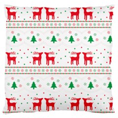 Red Green And Blue Christmas Themed Illustration Standard Premium Plush Fleece Cushion Case (Two Sides) from ArtsNow.com Back