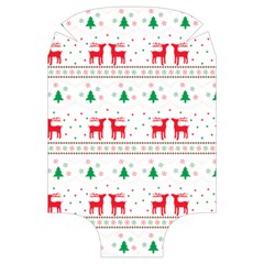 Red Green And Blue Christmas Themed Illustration Luggage Cover (Large) from ArtsNow.com Back