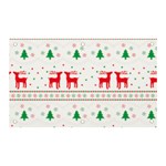 Red Green And Blue Christmas Themed Illustration Banner and Sign 5  x 3 