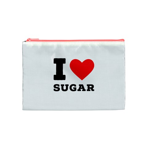 I love sugar  Cosmetic Bag (Medium) from ArtsNow.com Front