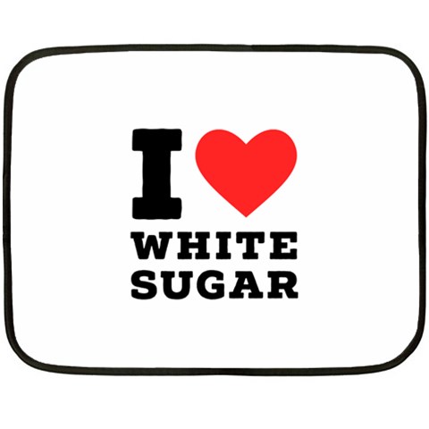 I love white sugar Two Sides Fleece Blanket (Mini) from ArtsNow.com 35 x27  Blanket Back