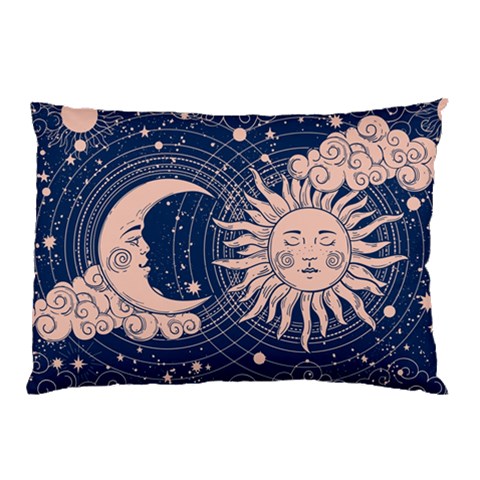 Astrology moon sun universe Pillow Case (Two Sides) from ArtsNow.com Front