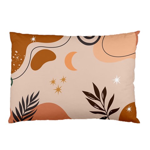 Abstract Art Boho Star Moon Pillow Case (Two Sides) from ArtsNow.com Front