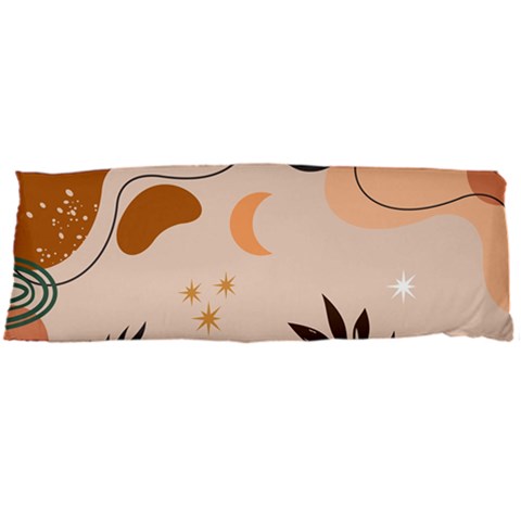 Abstract Art Boho Star Moon Body Pillow (Dakimakura) Case (Two Sides) from ArtsNow.com Front