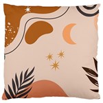 Abstract Art Boho Star Moon Large Cushion Case (Two Sided) 