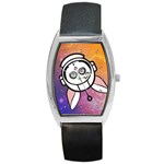 Dink Theeper Psychonaut Tonneau Leather Watch