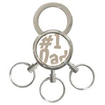 fatherday237 3-Ring Key Chain