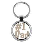 fatherday237 Key Chain (Round)