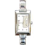 fatherday222 Rectangular Italian Charm Watch