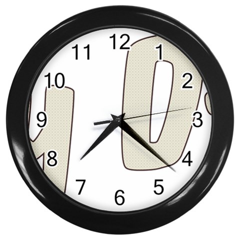 fatherday222 Wall Clock (Black) from ArtsNow.com Front