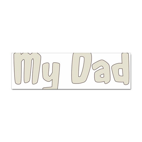 fatherday222 Sticker Bumper (100 pack) from ArtsNow.com Front