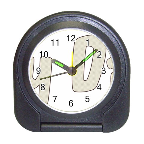 fatherday222 Travel Alarm Clock from ArtsNow.com Front