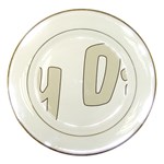 fatherday222 Porcelain Plate