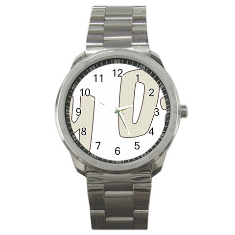 fatherday222 Sport Metal Watch from ArtsNow.com Front