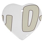 fatherday222 Heart Ornament (Two Sides)