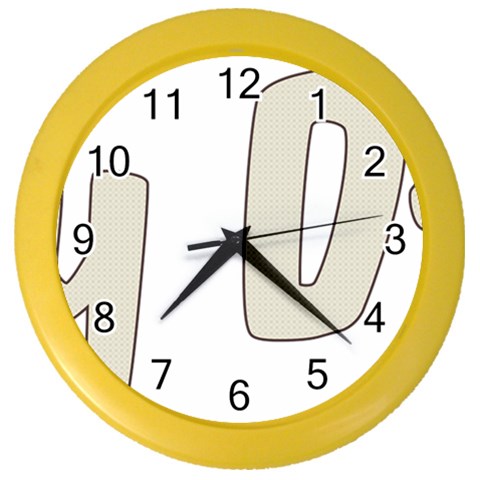 fatherday222 Color Wall Clock from ArtsNow.com Front