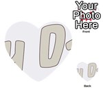 fatherday222 Multi-purpose Cards (Heart)