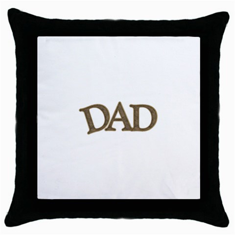 fatherday221 Throw Pillow Case (Black) from ArtsNow.com Front