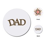 fatherday221 Playing Cards (Round)