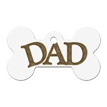 fatherday221 Dog Tag Bone (Two Sides)