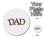 fatherday221 Multi-purpose Cards (Round)