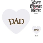 fatherday221 Multi-purpose Cards (Heart)